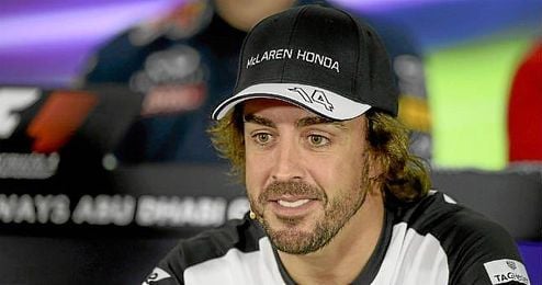Fernando Alonso, en rueda de prensa durante la temporada pasada. Fernando Alonso, en rueda de prensa durante la temporada pasada.