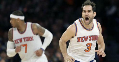 Calderón fue el mejor apoyo para Carmelo Anthony y Kristaps Porzingis Calderón fue el mejor apoyo para Carmelo Anthony y Kristaps Porzingis