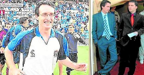Unai Emery, en su etapa en el Lorca, donde Pedro Reverte le dio la alternativa Unai Emery, en su etapa en el Lorca, donde Pedro Reverte le dio la alternativa