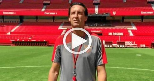 (Vídeo) Emery celebra su aniversario sevillista (Vídeo) Emery celebra su aniversario sevillista