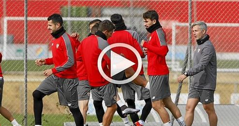 Imagen del entrenamiento de hoy martes. Imagen del entrenamiento de hoy martes.