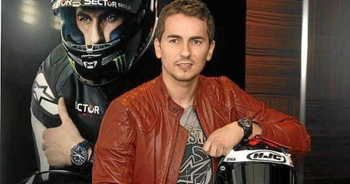 En la imagen, Jorge Lorenzo en un acto publicitario. En la imagen, Jorge Lorenzo en un acto publicitario.