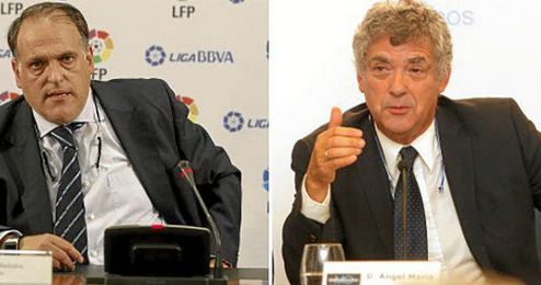 El organismo que preside Tebas ha criticado al que preside Villar. El organismo que preside Tebas ha criticado al que preside Villar.