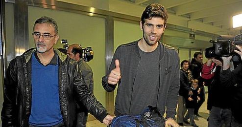 Fazio, a su llegada a Sevilla el pasado domingo. Fazio, a su llegada a Sevilla el pasado domingo.