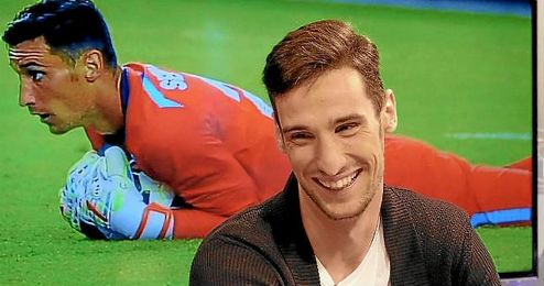 Sergio Rico, durante su intervención en SFC TV. Sergio Rico, durante su intervención en SFC TV.