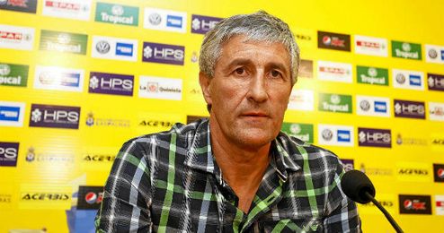 En la imagen, Quique Setién. En la imagen, Quique Setién.