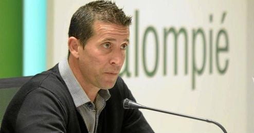 En la imagen, Juan Merino en rueda de prensa. En la imagen, Juan Merino en rueda de prensa.