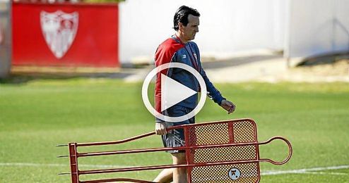 Imagen de Emery durante un entrenamiento. Imagen de Emery durante un entrenamiento.
