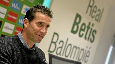 Juan Merino, en sala de prensa. Juan Merino, en sala de prensa.