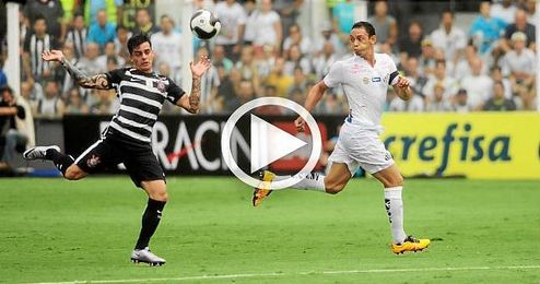 Oliveira, en el derbi contra Corinthians. Oliveira, en el derbi contra Corinthians.