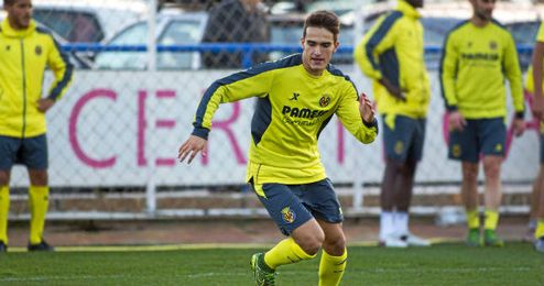 En la imagen, Denis Suárez durante el entrenamiento. En la imagen, Denis Suárez durante el entrenamiento.