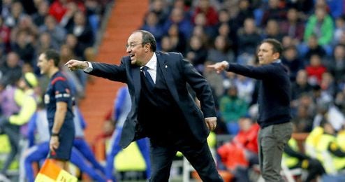 Rafa Benitez, durante su estancia en Madrid. Rafa Benitez, durante su estancia en Madrid.