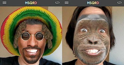 Imagen de Masquerade, la aplicación recientemente adquirida por Facebook. Imagen de Masquerade, la aplicación recientemente adquirida por Facebook.