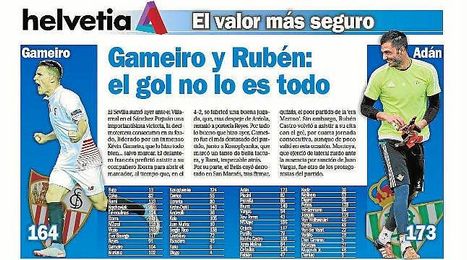 Gameiro y Rubén: el gol no lo es todo Gameiro y Rubén: el gol no lo es todo