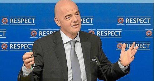 Gianni Infantino, presidente de la FIFA Gianni Infantino, presidente de la FIFA
