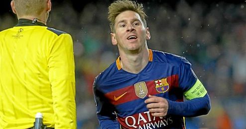 Messi, ayer durante el partido ante el Arsenal Messi, ayer durante el partido ante el Arsenal