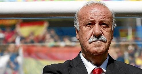 En la imagen, el seleccionador nacional, Vicente Del Bosque. En la imagen, el seleccionador nacional, Vicente Del Bosque.