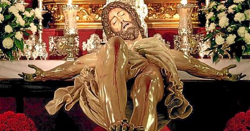 Imagen del Stmo. Cristo de las Cinco Llagas, de la Hermandad de la Trinidad. Imagen del Stmo. Cristo de las Cinco Llagas, de la Hermandad de la Trinidad.