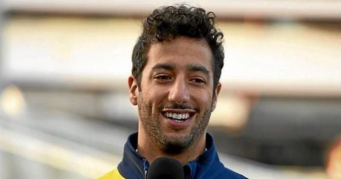 Ricciardo, durante un acto promocional con Red Bull. Ricciardo, durante un acto promocional con Red Bull.