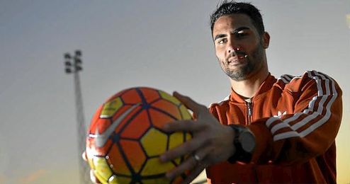 Iborra posa para ESTADIO Deportivo en una entrevista. Iborra posa para ESTADIO Deportivo en una entrevista.