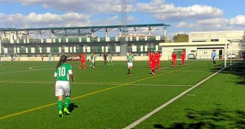 Imagen del partido de este domingo. Imagen del partido de este domingo.