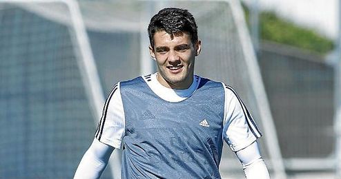Kovacic, durante un entrenamiento con el Real Madrid. Kovacic, durante un entrenamiento con el Real Madrid.