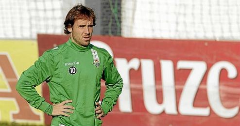 Joan Verdú, durante su temporada en el Betis. Joan Verdú, durante su temporada en el Betis.