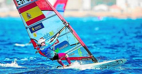 Marina Alabau se queda a un paso del podio. Marina Alabau se queda a un paso del podio.