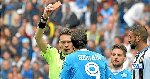 El momento de la expulsión del "Pipa" El momento de la expulsión del "Pipa"