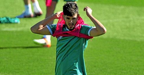 Dani Ceballos, en un entrenamiento de esta semana. Dani Ceballos, en un entrenamiento de esta semana.