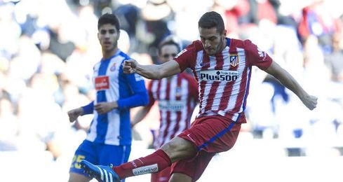 Koke, fundamental para la remontada colchonera. Koke, fundamental para la remontada colchonera.