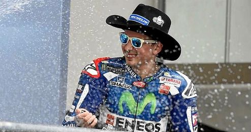 Jorge Lorenzo, en el podio de Austin esta temporada. Jorge Lorenzo, en el podio de Austin esta temporada.