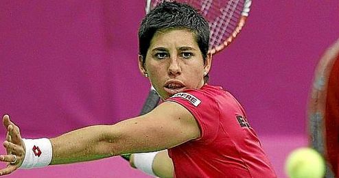 La española jugará en la segunda ronda contra la alemana Anna-Lena Friedsam. La española jugará en la segunda ronda contra la alemana Anna-Lena Friedsam.