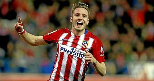 Saúl Ñíguez celebrando un gol este curso con el Atlético. Saúl Ñíguez celebrando un gol este curso con el Atlético.
