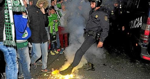 No faltará seguridad en el derbi. No faltará seguridad en el derbi.