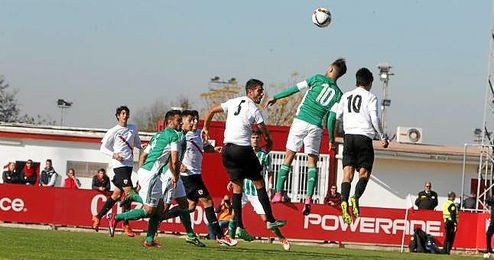 Imagen del Sevilla Atlético-Betis B de la primera vuelta. Imagen del Sevilla Atlético-Betis B de la primera vuelta.