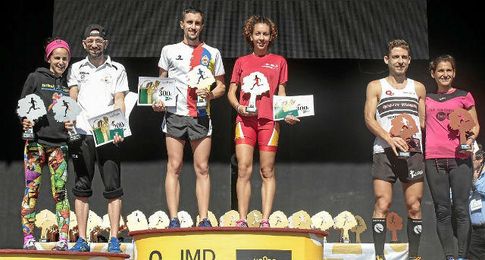 Samuel Lay y Carolina Robles se imponen en la carrera. Samuel Lay y Carolina Robles se imponen en la carrera.