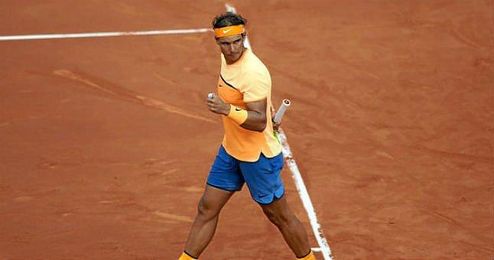 Rafa Nadal durante la disputa del Conde de Godó. Rafa Nadal durante la disputa del Conde de Godó.