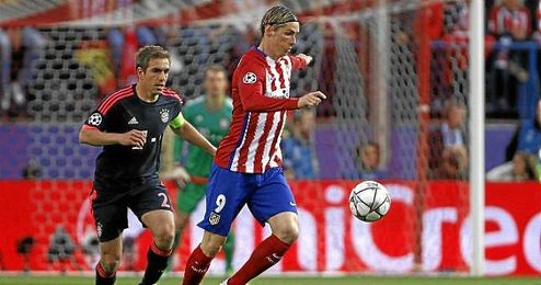 Fernando Torres, en un lance del partido. Fernando Torres, en un lance del partido.