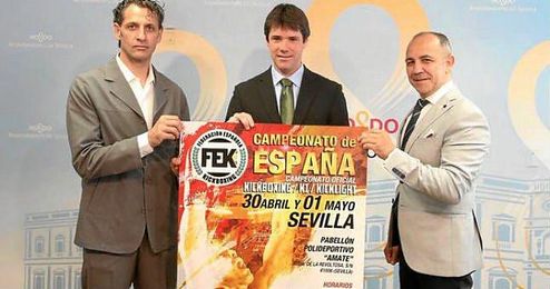 David Guevara, en la presentación del Campeonato de España de Kick Boxing. David Guevara, en la presentación del Campeonato de España de Kick Boxing.