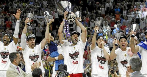 España podría tener, si se dan determinadas condiciones, hasta cinco equipos en la Euroliga. España podría tener, si se dan determinadas condiciones, hasta cinco equipos en la Euroliga.