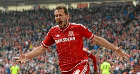 Stuani anotó el gol que da el ascenso al Boro. Stuani anotó el gol que da el ascenso al Boro.