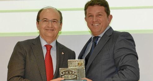 Castro, durante la Gala del Deporte de Onda Cero. Castro, durante la Gala del Deporte de Onda Cero.