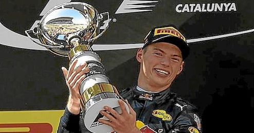 Verstappen, en lo más alto del podio de Barcelona. Verstappen, en lo más alto del podio de Barcelona.