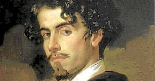 Pintura de Gustavo Adolfo Bécquer. Pintura de Gustavo Adolfo Bécquer.