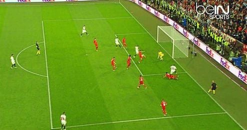 Gol del empate de Gameiro. Gol del empate de Gameiro.