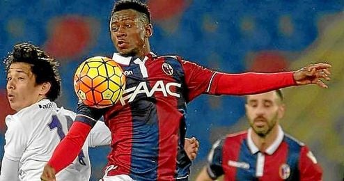Amadou Diawara, en un partido con el Bolonia. Amadou Diawara, en un partido con el Bolonia.