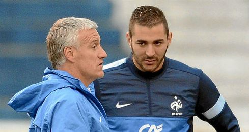 Deschamps y Benzema, centro de la polémica. Deschamps y Benzema, centro de la polémica.