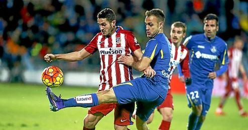 Cala, en un partido de Liga con el Getafe. Cala, en un partido de Liga con el Getafe.