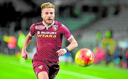 Ciro Immobile, con la camiseta del Torino. Ciro Immobile, con la camiseta del Torino.